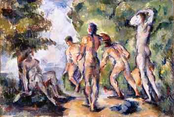 P. Cézanne, Bagnanti