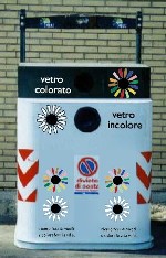 Campana raccolta differenziata per colore