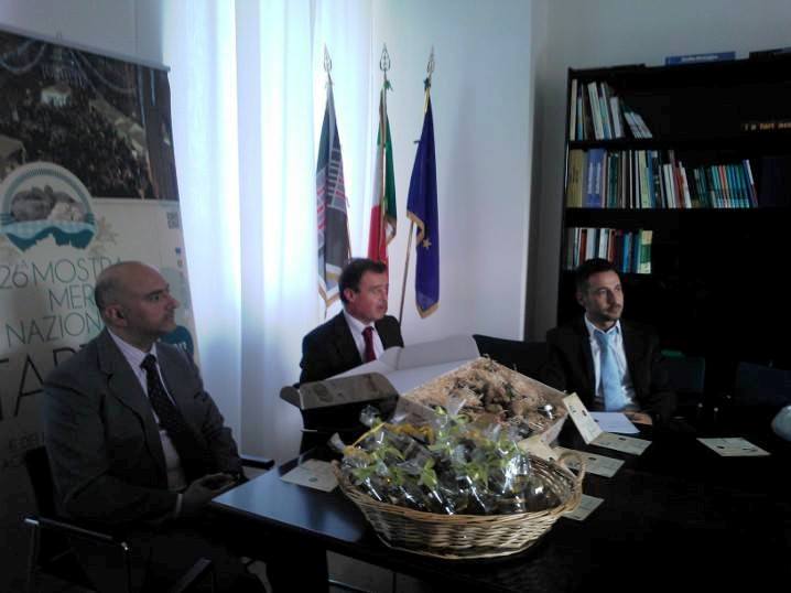 Foto: da sinistra M. Terzino, G.  Picchiarelli, M. Ragnacci